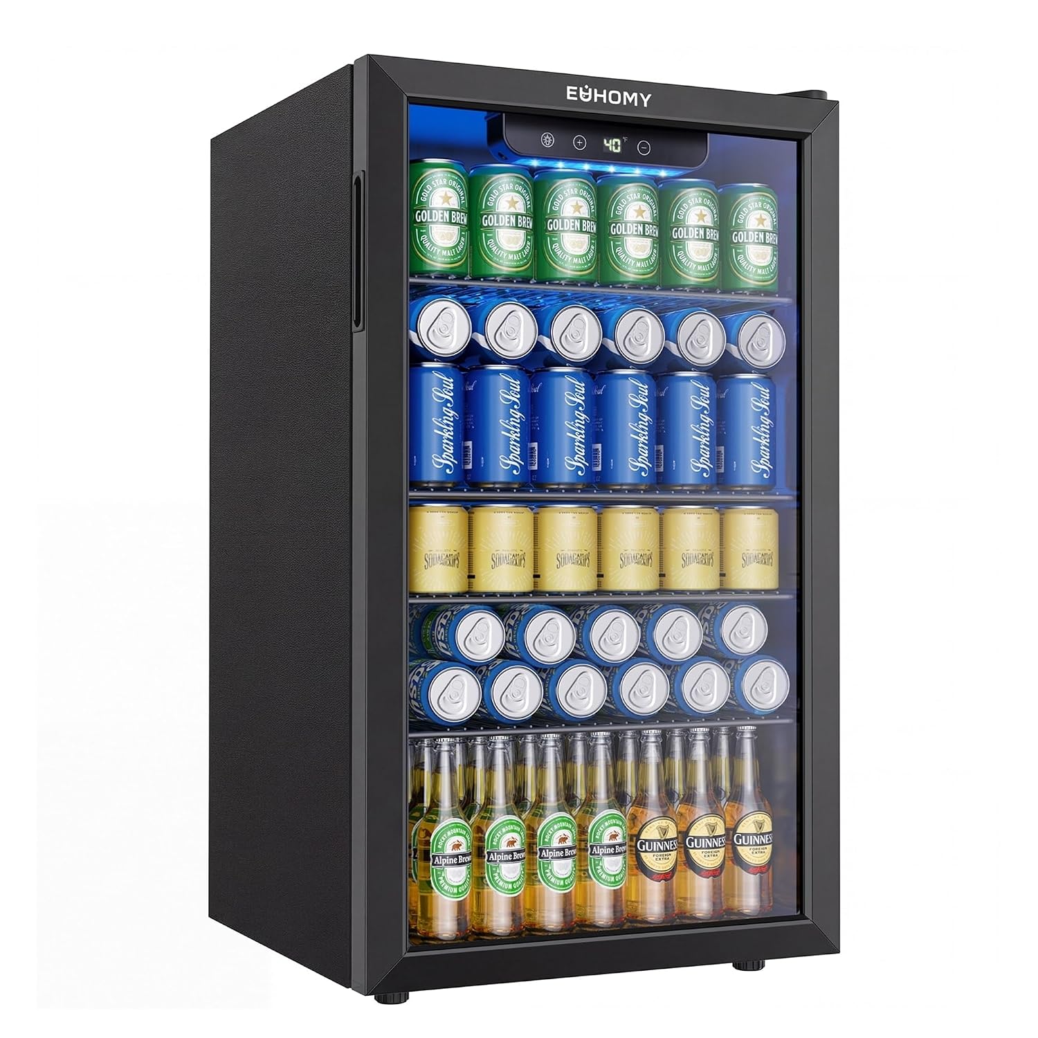 Wine Beer Mini Fridge - Mini Fridge 130 Can Beverage Cooler