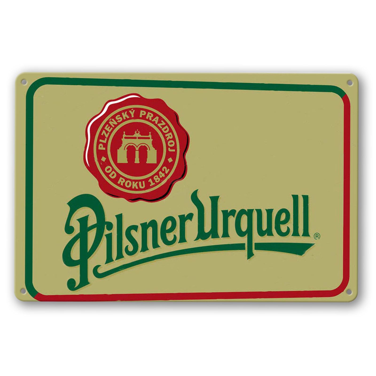 8 X 12 Inch Metal Sign -Pilsne - Wine X Beer review and price