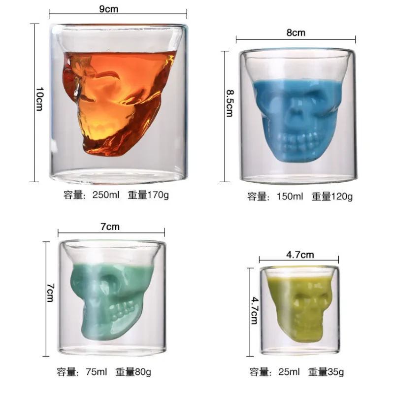 Double-layered Transparent Sku - Wine Beer Vodka Europe review and price