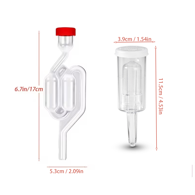 S-Shape Airlock With Food Grad - Wine Beer Making Supplies review and price