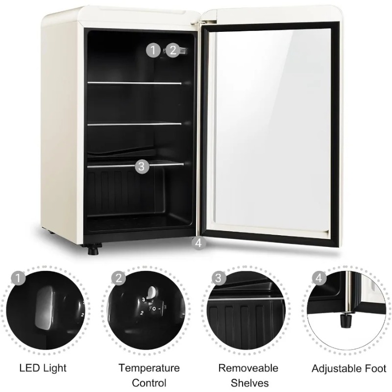 Retro Beverage Refrigerator Co - Wine Beer Mini Fridge review and price