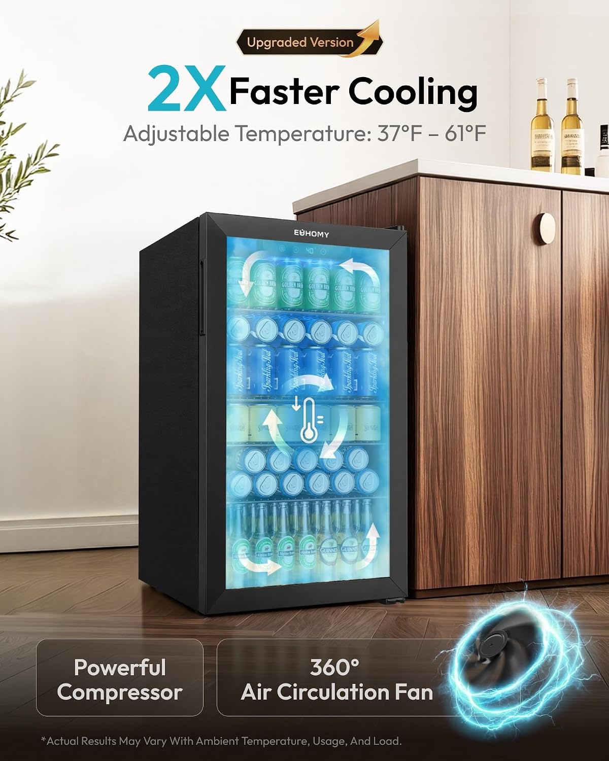 Mini Fridge 130 Can Beverage C - Wine Beer Mini Fridge review and price