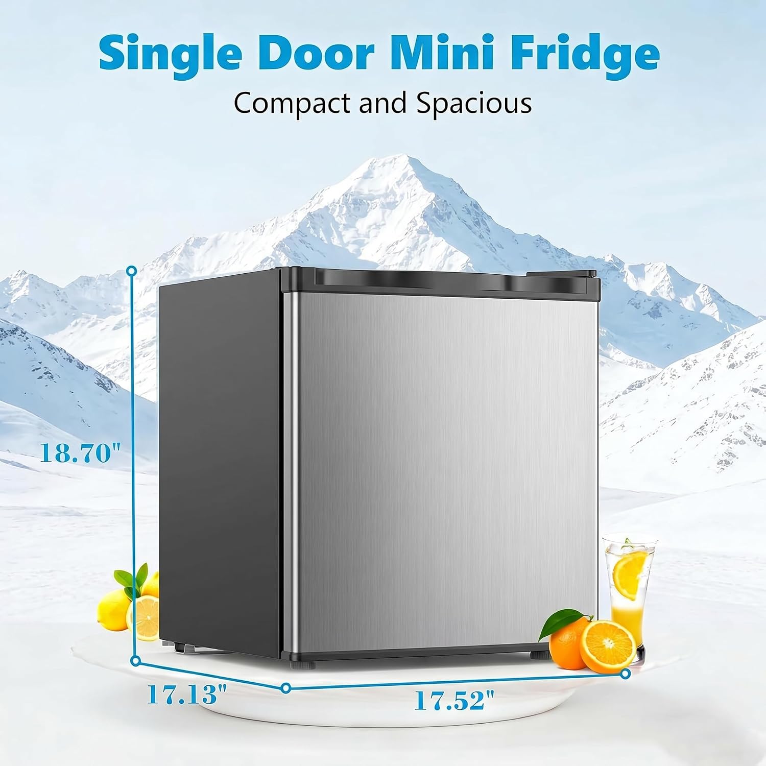 Upright Small Refrigerator Fre - Ice Bucket Silver review and price