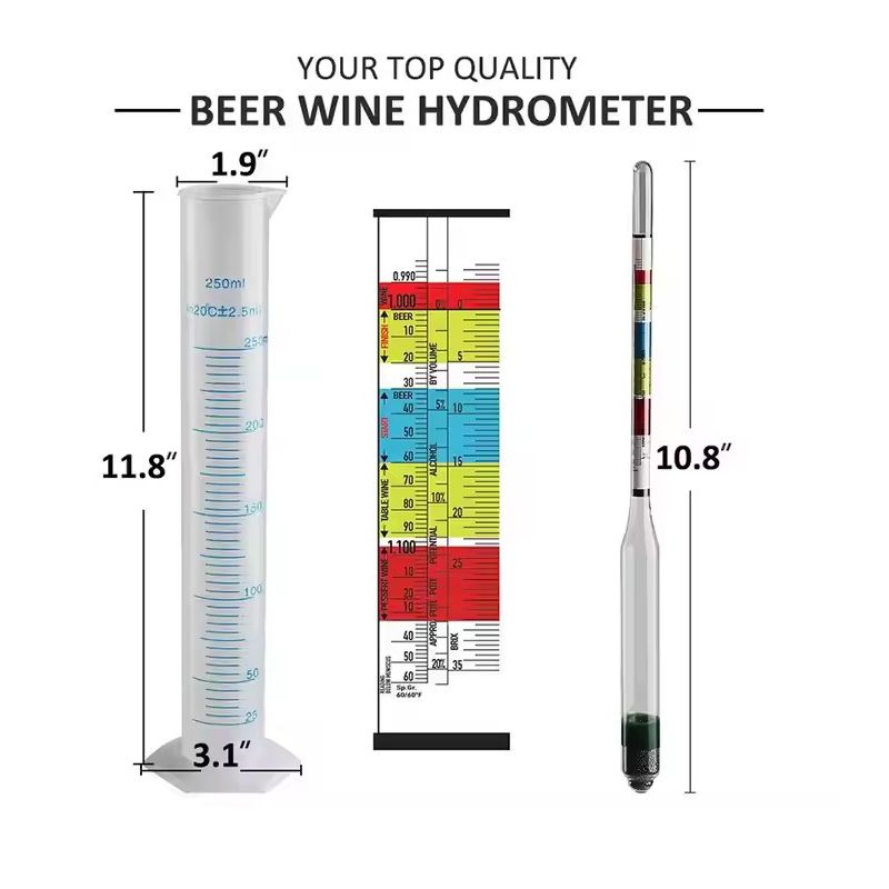 Hydrometer Tester & 250ml Meas - Wine Beer And Mead review and price