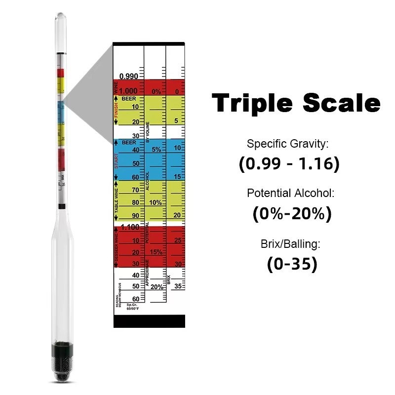 Hydrometer Tester & 250ml Meas - Wine Beer And Mead review and price