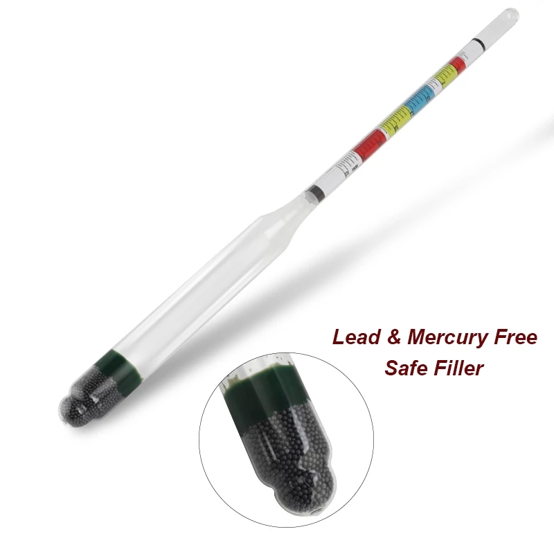 2Pcs/lot Hydrometer Tester,Tri - Wine Beer And Mead review and price