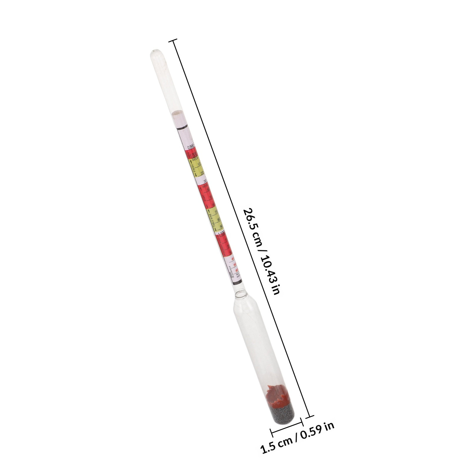Clear Triple Scale Hydrometer  - Wine Beer And Mead review and price