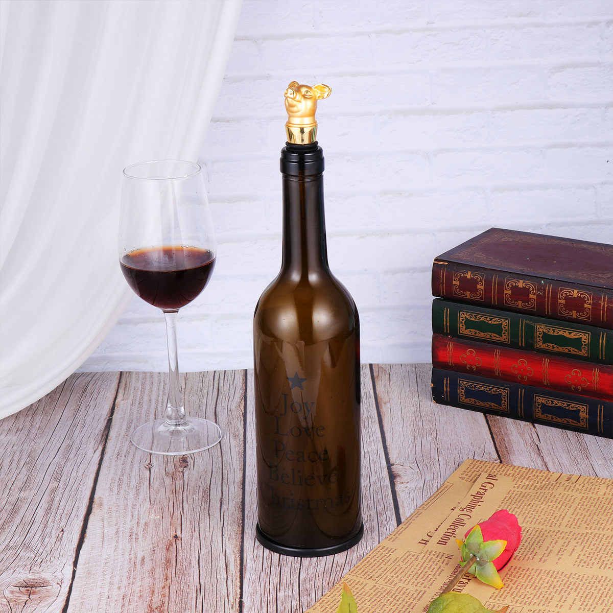 1Pcs Creative Pig Wine Stopper - Wine Beer Restaurant review and price