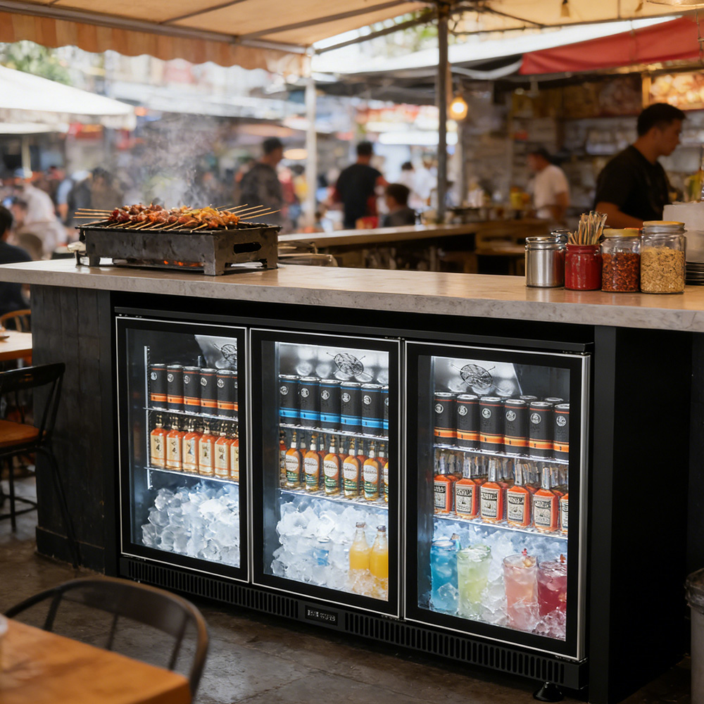 CE/RoHS 2 Door Bar Fridge 200L - Wine Beer Mini Fridge review and price