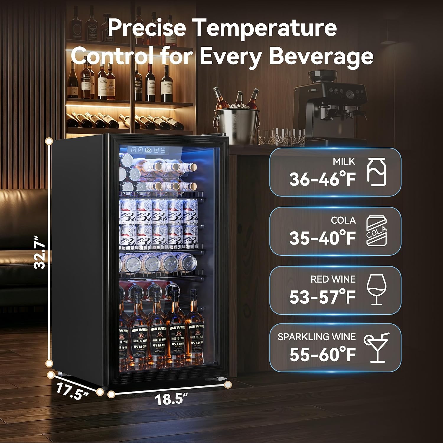 130 Can Mini Beverage Fridge w - Wine Beer Mini Fridge review and price
