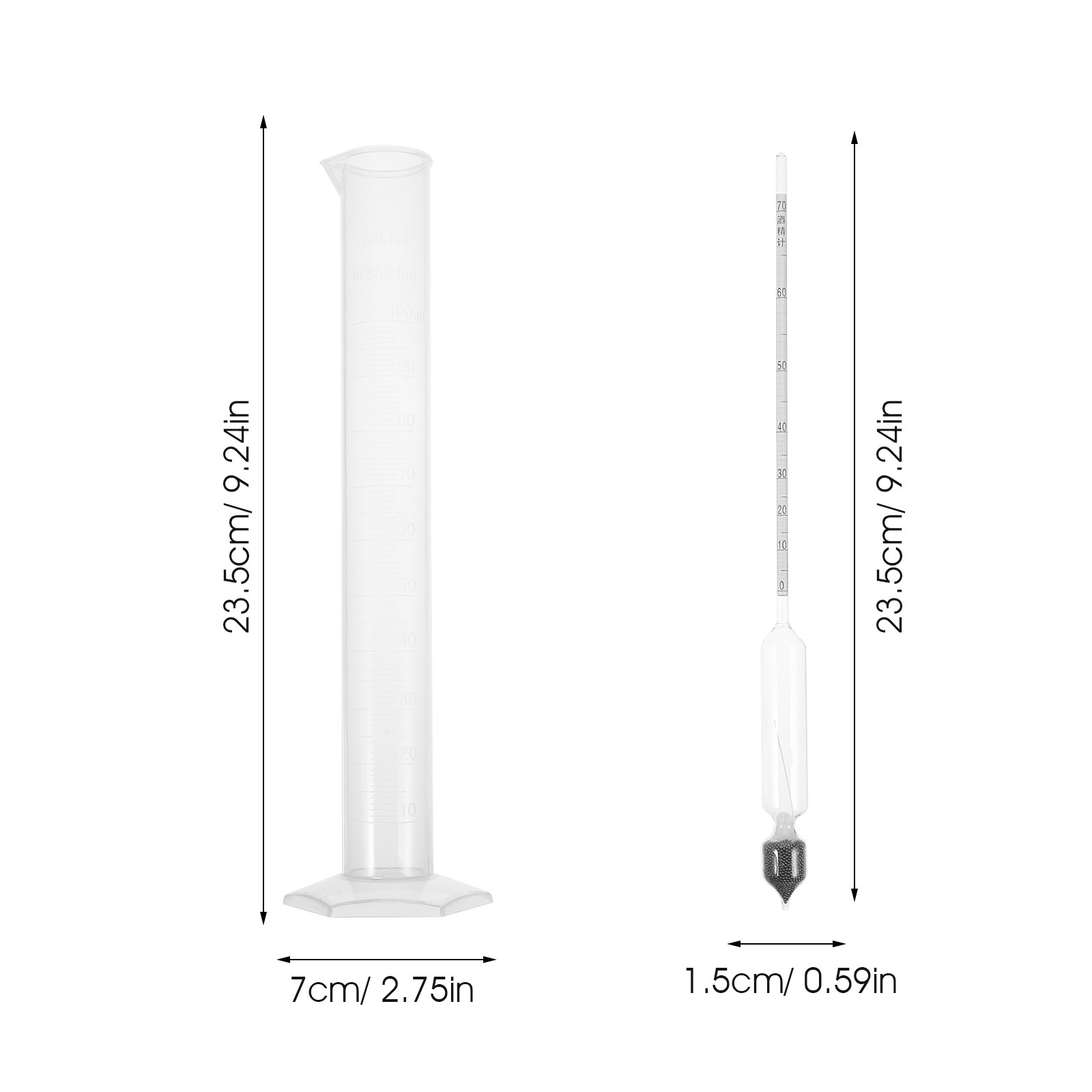 1Set Glass Alcohol Meter Hydro - Wine Beer And Mead review and price