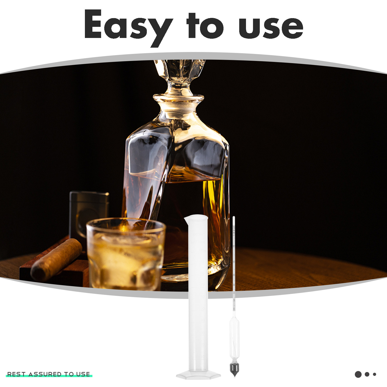 1Set Glass Alcohol Meter Hydro - Wine Beer And Mead review and price