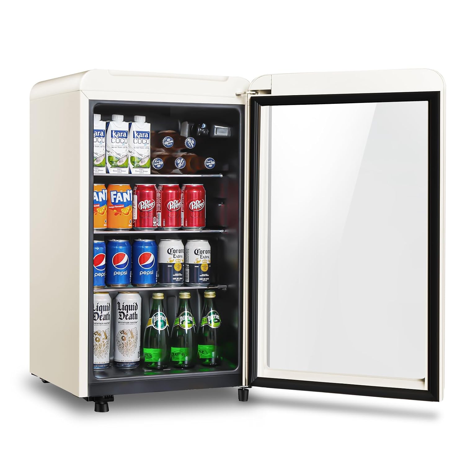 Retro Beverage Refrigerator, 3 - Wine Beer Mini Fridge review and price
