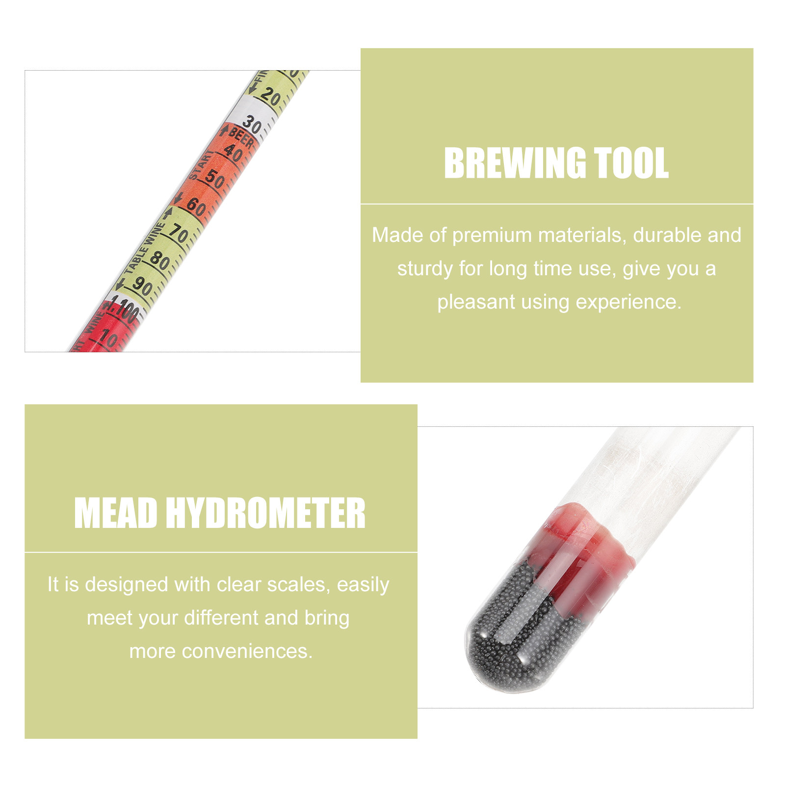 1Set Triple Scale Hydrometer K - Wine Beer And Mead review and price